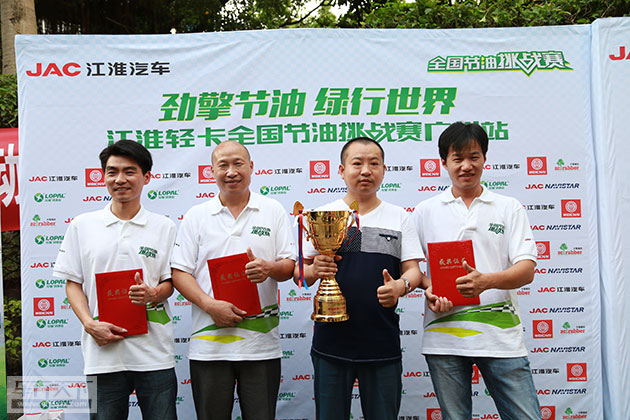 
                                冠軍品質(zhì) 綠色風(fēng)暴 訪江淮輕卡節(jié)油賽廣州站選手