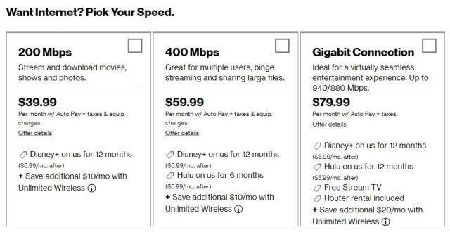 Verizon向某些Fios包中添加了免費的Disney + Hulu流