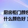 廚房柜門顏色怎么選最好看（我想問廚柜柜門什么顏色好）