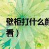 壁柜打什么顏色好看（求解打壁柜什么顏色好看）