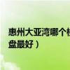 惠州大亞灣哪個(gè)樓盤(pán)性?xún)r(jià)比最高（求告知惠州大亞灣哪個(gè)樓盤(pán)最好）