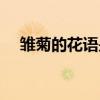 雛菊的花語是什么(雛菊的花語是什么) 雛菊的花語是什么(雛菊的花語是什么)