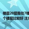 樓層20層我住7樓電梯費應該是多少（買商品房一幢7層樓哪個樓層比較好 注意事項有哪些呢）