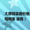 太原精裝房價格(太原65平米小戶型 詳細(xì)的家庭裝修報價明細(xì)表 誰有) 太原精裝房價格(太原65平米小戶型 詳細(xì)的家庭裝修報價明細(xì)表 誰有)
