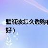 壁紙該怎么選購有什么方法嗎（哪位說說壁紙買什么品牌的好）