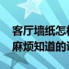 客廳墻紙怎樣搭配漂亮 大廳貼什么墻紙好看麻煩知道的說下 