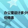 辦公室設(shè)計多少錢一平 求教辦公室設(shè)計多少錢一平米 誰有價格表 