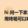 hi 問一下家用烤箱什么牌子好呢 推薦幾款家用烤箱可以嗎