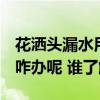 花灑頭漏水用換花灑嗎 問個問題 花灑頭漏水咋辦呢 誰了解 