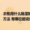 衣柜用什么除濕除蟲最安全 問一下布衣柜除濕除菌有什么好方法 有哪位能說說看 