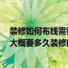 裝修如何布線需要注意事項(xiàng) 裝修布線細(xì)節(jié)有哪些需要注意 大概要多久裝修時(shí)間 