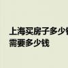 上海買房子多少錢一平米 在上海市內(nèi)買一套30平方的房子 需要多少錢 