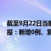 截至9月22日當(dāng)前天津河西區(qū)最新疫情消息今天實(shí)時(shí)數(shù)據(jù)通報(bào)：新增0例、累計(jì)確診57例