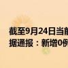 截至9月24日當(dāng)前內(nèi)蒙古阿拉善盟最新疫情消息今天實(shí)時(shí)數(shù)據(jù)通報(bào)：新增0例、累計(jì)確診174例