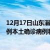 12月17日山東淄博最新疫情消息今天實(shí)時(shí)數(shù)據(jù)通報(bào)：新增0例本土確診病例和0例無(wú)癥狀感染者