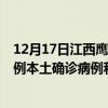 12月17日江西鷹潭最新疫情消息今天實時數(shù)據(jù)通報：新增0例本土確診病例和0例無癥狀感染者