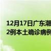 12月17日廣東潮州最新疫情消息今天實(shí)時數(shù)據(jù)通報(bào)：新增52例本土確診病例和0例無癥狀感染者