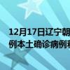 12月17日遼寧朝陽最新疫情消息今天實(shí)時(shí)數(shù)據(jù)通報(bào):新增0例本土確診病例和0例無癥狀感染者 12月17日遼寧朝陽最新疫情消息今天實(shí)時(shí)數(shù)據(jù)通報(bào):新增0例本土確診病例和0例無癥狀感染者