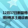 12月17日新疆博爾塔拉最新疫情消息今天實(shí)時(shí)數(shù)據(jù)通報(bào)：新增0例本土確診病例和0例無癥狀感染者