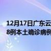 12月17日廣東云浮最新疫情消息今天實(shí)時(shí)數(shù)據(jù)通報(bào)：新增38例本土確診病例和0例無癥狀感染者