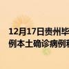 12月17日貴州畢節(jié)最新疫情消息今天實(shí)時(shí)數(shù)據(jù)通報(bào)：新增0例本土確診病例和0例無癥狀感染者