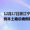 12月17日浙江寧波最新疫情消息今天實(shí)時(shí)數(shù)據(jù)通報(bào)：新增6例本土確診病例和0例無癥狀感染者