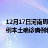 12月17日河南周口最新疫情消息今天實(shí)時(shí)數(shù)據(jù)通報(bào)：新增0例本土確診病例和0例無(wú)癥狀感染者
