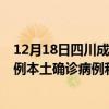 12月18日四川成都最新疫情消息今天實(shí)時(shí)數(shù)據(jù)通報(bào)：新增0例本土確診病例和0例無癥狀感染者