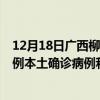 12月18日廣西柳州最新疫情消息今天實時數(shù)據(jù)通報：新增0例本土確診病例和0例無癥狀感染者