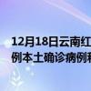 12月18日云南紅河最新疫情消息今天實(shí)時(shí)數(shù)據(jù)通報(bào)：新增0例本土確診病例和0例無癥狀感染者