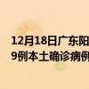 12月18日廣東陽江最新疫情消息今天實(shí)時數(shù)據(jù)通報(bào)：新增19例本土確診病例和0例無癥狀感染者