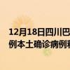 12月18日四川巴中最新疫情消息今天實時數(shù)據(jù)通報：新增0例本土確診病例和0例無癥狀感染者