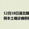 12月18日湖北隨州最新疫情消息今天實(shí)時(shí)數(shù)據(jù)通報(bào)：新增0例本土確診病例和0例無癥狀感染者