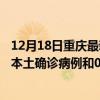 12月18日重慶最新疫情消息今天實(shí)時(shí)數(shù)據(jù)通報(bào)：新增183例本土確診病例和0例無癥狀感染者