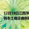 12月18日江西萍鄉(xiāng)最新疫情消息今天實(shí)時(shí)數(shù)據(jù)通報(bào)：新增0例本土確診病例和0例無癥狀感染者