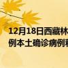 12月18日西藏林芝最新疫情消息今天實時數(shù)據(jù)通報：新增0例本土確診病例和0例無癥狀感染者