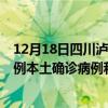 12月18日四川瀘州最新疫情消息今天實(shí)時(shí)數(shù)據(jù)通報(bào)：新增0例本土確診病例和0例無癥狀感染者