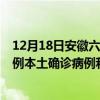 12月18日安徽六安最新疫情消息今天實(shí)時(shí)數(shù)據(jù)通報(bào)：新增0例本土確診病例和0例無癥狀感染者