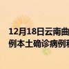 12月18日云南曲靖最新疫情消息今天實(shí)時(shí)數(shù)據(jù)通報(bào)：新增0例本土確診病例和0例無癥狀感染者