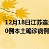 12月18日江蘇連云港最新疫情消息今天實(shí)時(shí)數(shù)據(jù)通報(bào)：新增0例本土確診病例和0例無癥狀感染者