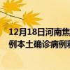 12月18日河南焦作最新疫情消息今天實(shí)時(shí)數(shù)據(jù)通報(bào)：新增0例本土確診病例和0例無癥狀感染者