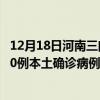 12月18日河南三門峽最新疫情消息今天實(shí)時(shí)數(shù)據(jù)通報(bào)：新增0例本土確診病例和0例無癥狀感染者