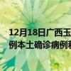 12月18日廣西玉林最新疫情消息今天實(shí)時(shí)數(shù)據(jù)通報(bào)：新增0例本土確診病例和0例無癥狀感染者