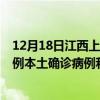 12月18日江西上饒最新疫情消息今天實時數(shù)據(jù)通報：新增0例本土確診病例和0例無癥狀感染者