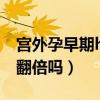 宮外孕早期hcg值怎么變化（宮外孕早期hcg翻倍嗎）