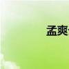 孟爽云南師范大學（孟爽）