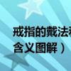戒指的戴法和意義女圖 男女（戒指戴法女的含義圖解）