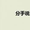 分手說愛你歌曲（分手說愛你）