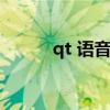 qt 語(yǔ)音（qt語(yǔ)音圖標(biāo)怎么點(diǎn)亮）