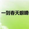 一到春天眼睛奇癢無比（春天眼睛癢怎么辦）